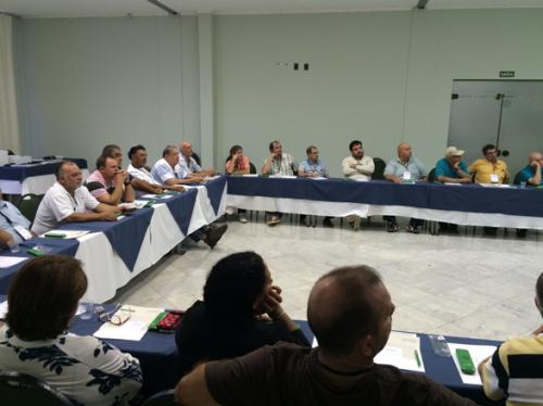 Diretoria do Sindbast em encontro em Águas de Lindóia - 13 a 15 de abril de 2015